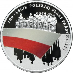 10 złotych 2019 100-lecie Polskiej Flagi Państwowej