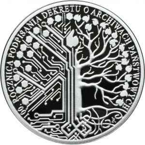 10 złotych 2019 100. rocznica Dekretu o archiwach państwowych
