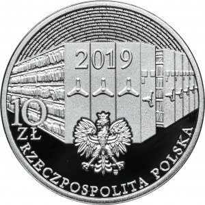 10 złotych 2019 100. rocznica Dekretu o archiwach państwowych