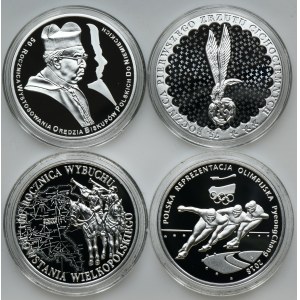 Zestaw, 10 złotych 2015-2018 (4 szt.)