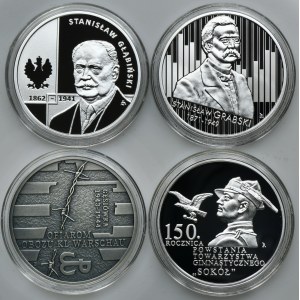 Zestaw, 10 złotych 2017-2020 (4 szt.)