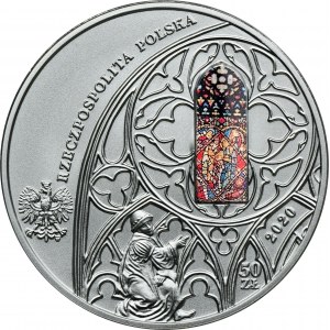 50 złotych 2020 700-lecie Kościoła Mariackiego w Krakowie