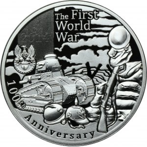 Niue Island, Elżbieta II, 1 Dolar 2014 100. rocznica wybuchu I Wojny Światowej