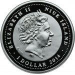 Niue Island, Elżbieta II, 1 Dolar 2014 100. rocznica wybuchu I Wojny Światowej