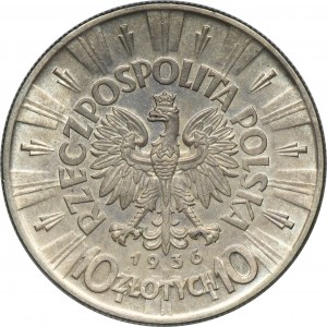 Piłsudski, 10 złotych 1936
