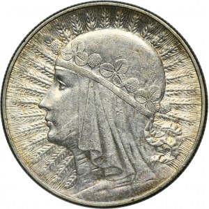 Głowa Kobiety, 10 złotych Warszawa 1932