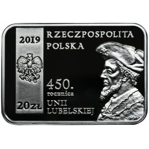 20 złotych 2019 450. rocznica Unii Lubelskiej