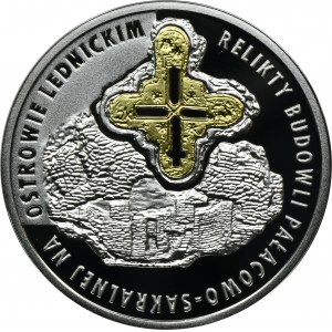 20 złotych 2015 - Relikty budowli pałacowo-sakralnej na Ostrowie Lednickim