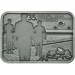 20 złotych 2017 35. rocznica zrywu antykomunistycznego w Lubinie