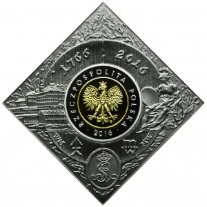 5 złotych 2016 250. Rocznica Założenia Mennicy Warszawskiej