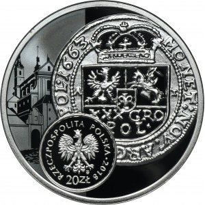 20 złotych 2018 Boratynka, Tymf Jana Kazimierza