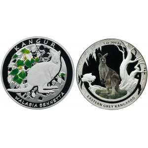 Set, Poland and Australia, 20 zlotych and 1 dollar Kangaroo 2013 (2 pcs.)