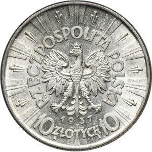 Piłsudski, 10 złotych 1937