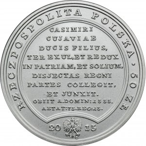 Skarby Stanisława Augusta, 50 złotych 2013 Władysław Łokietek