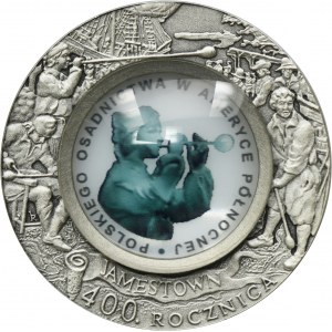 10 złotych 2008 400. rocznica polskiego osadnictwa w Ameryce Północnej