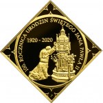 500 złotych 2020 100. rocznica Urodzin Świętego Jana Pawła II