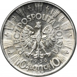 Piłsudski, 10 złotych 1936