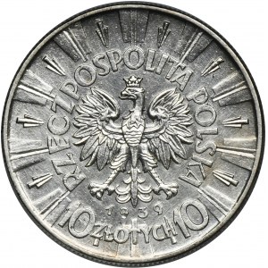 Piłsudski, 10 złotych 1939
