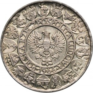 PRÓBA, 100 złotych 1966 Mieszko i Dąbrówka półpostacie