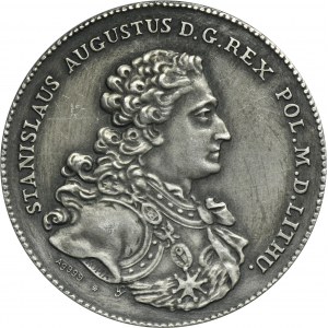 KOPIA SREBRO, Poniatowski, Talar Warszawa 1766 FS - Zbrojarz
