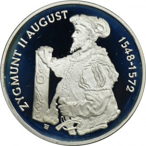 10 złotych 1996 Zygmunt II August, Półpostać - RZADKIE