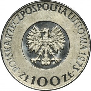 SAMPLE NIKIEL, 100 gold 1973 Nicolaus Copernicus
