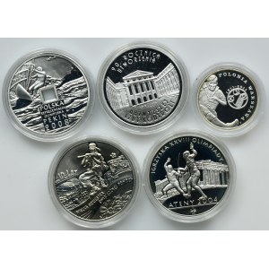 Zestaw, 5 i 10 złotych 2003-2011 (5 szt.)