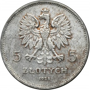 Nike, 5 złotych Warszawa 1928