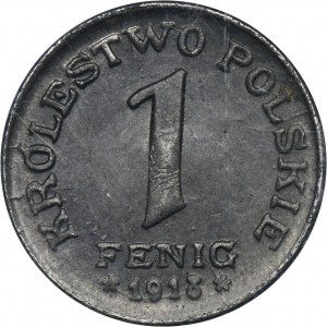 Polish Kingdom, 1 pfennig 1918 - PCGS MS64