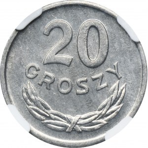 20 groszy 1963 - NGC MS65