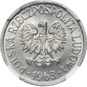 20 groszy 1963 - NGC MS65