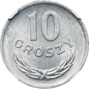 10 groszy 1966 - NGC MS65