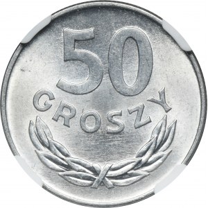 50 groszy 1975 - NGC MS64