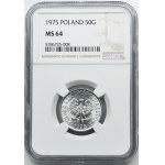 50 groszy 1975 - NGC MS64
