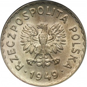 1 złoty 1949 Miedzionikiel