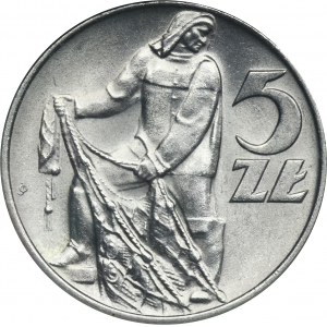 5 złotych 1960 Rybak