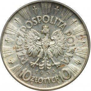 Piłsudski, 10 złotych 1936
