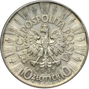 Piłsudski, 10 złotych 1937