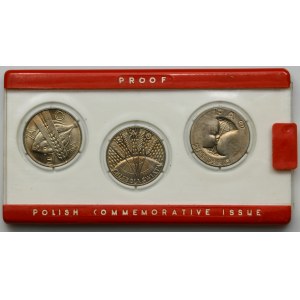 Zestaw, 10 złotych 1971 FAO (3 szt.)