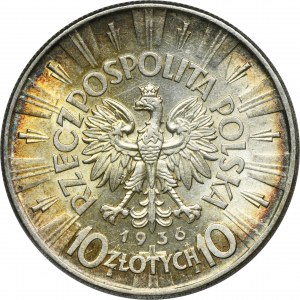 Piłsudski, 10 złotych 1936
