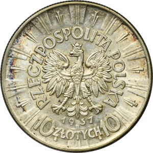 Piłsudski, 10 złotych 1937