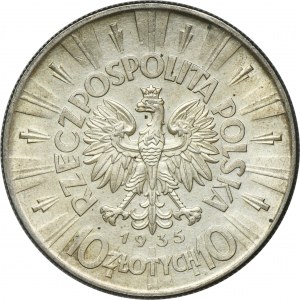 Pilsudski, 10 zloty 1935