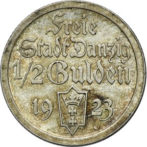 Free City of Danzig, 1/2 gulden 1923