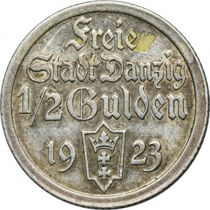 Free City of Danzig, 1/2 gulden 1923