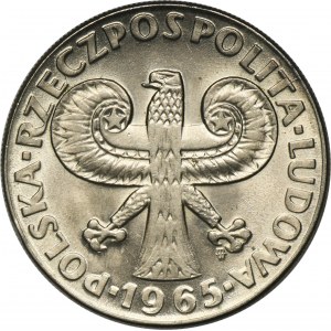 10 złotych 1965 Duża kolumna