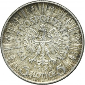 Piłsudski, 5 złotych 1935
