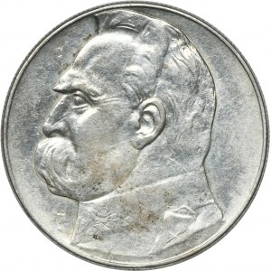 Piłsudski, 10 złotych 1938
