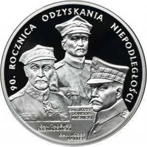 20 złotych 2008 90. Rocznica Odzyskania Niepodległości