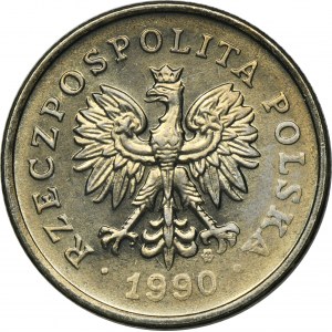 50 groszy 1990 - NIEDOBITA DATA