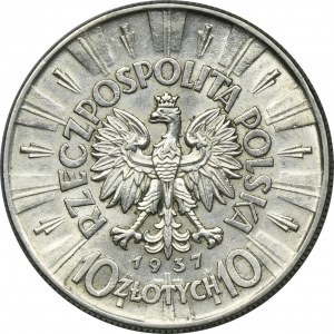 Piłsudski, 10 złotych 1937